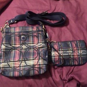 Coach Matching Crossbody and Wristlet